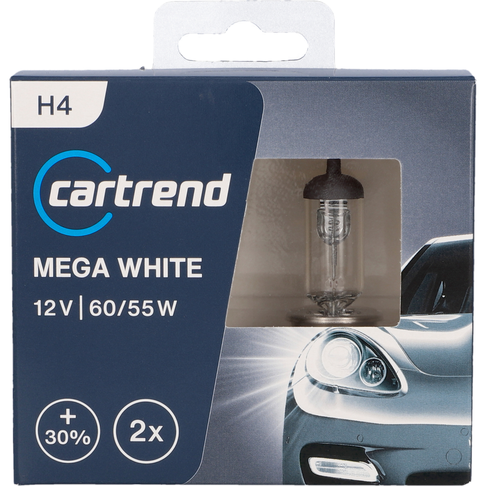 Scheinwerferlampe H4 Mega White 12V 60/55W P43T, 2 St&uuml;ck image number 2