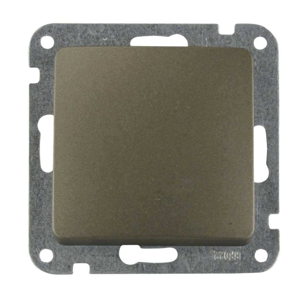 Kreuzschalter Monaco Platin mit Steckklemmen image number 0