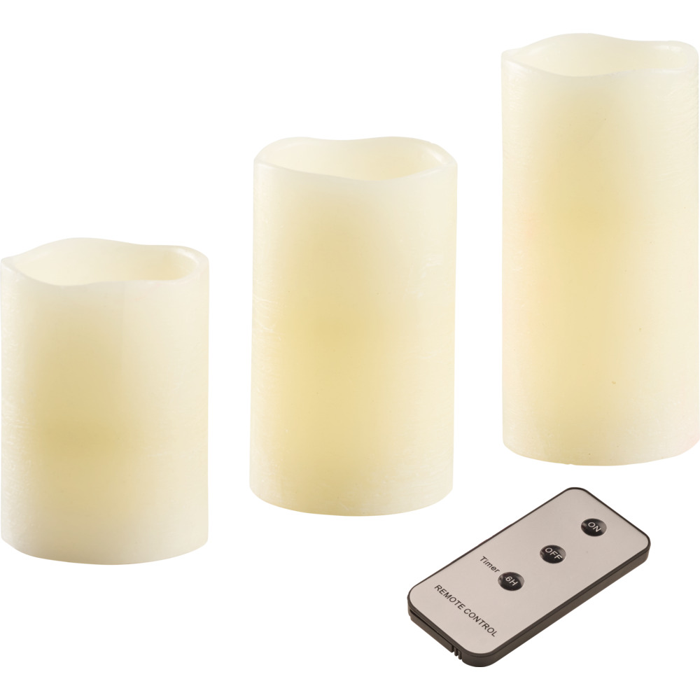 LED-Kerzen-Set 3-teilig mit Fernbedienung image number 1