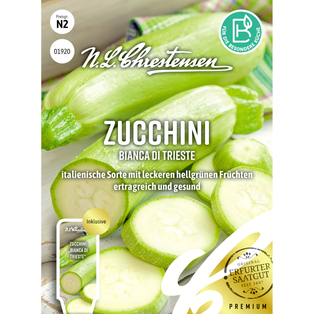 Saatgut Zucchini Bianca di Trieste image number 0