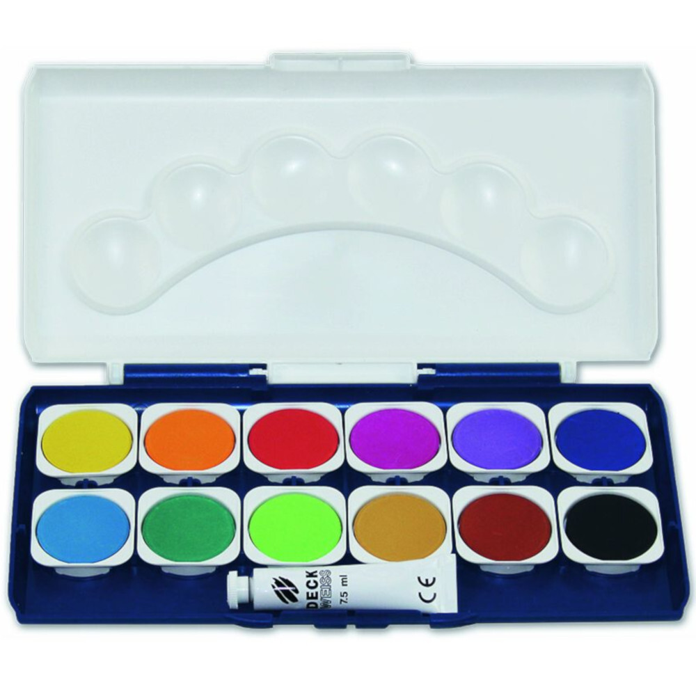 Malkasten mit 12 Farben und 1 Tube image number 0
