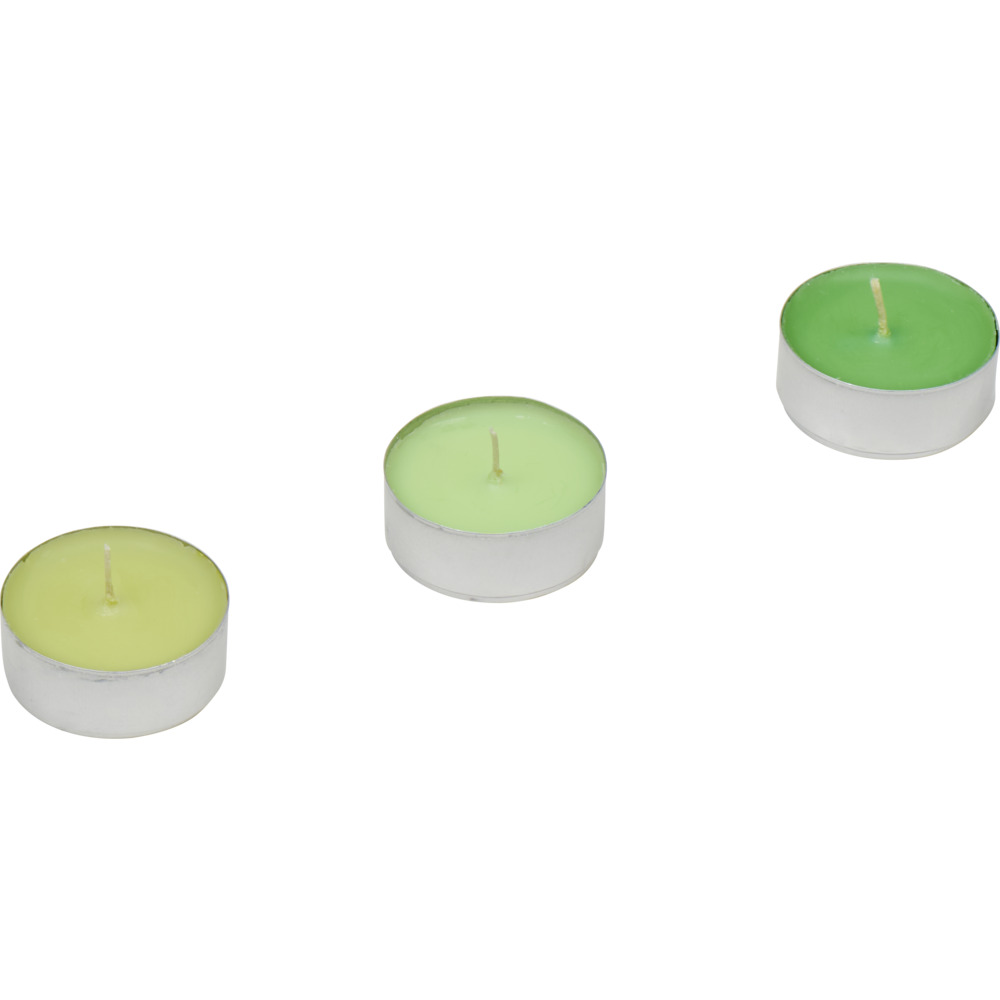 Wachs-Teelichter-Set 30 Stück grüner Ingwertee image number 1