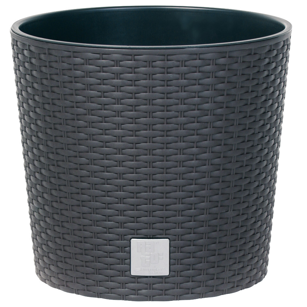 Prosperplast Blumentopf Rato Round in anthrazit