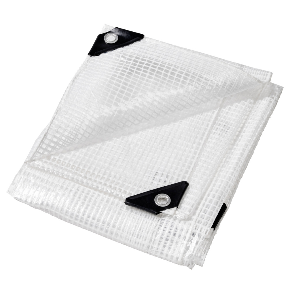 Gitter Abdeckplane 2 x 3 m 150 g/m² in transparent