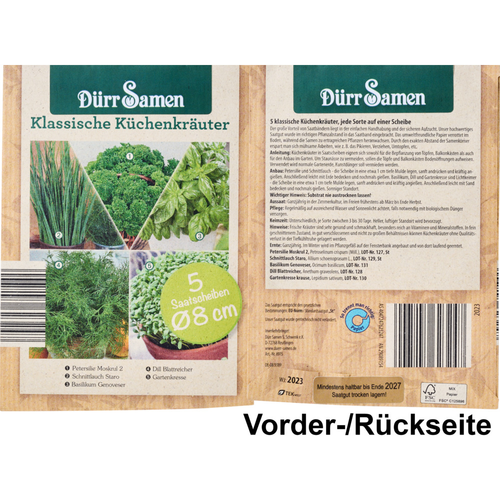 Saatband 3 St&uuml;ck / Saatscheiben 5 St&uuml;ck, sortiert image number 11