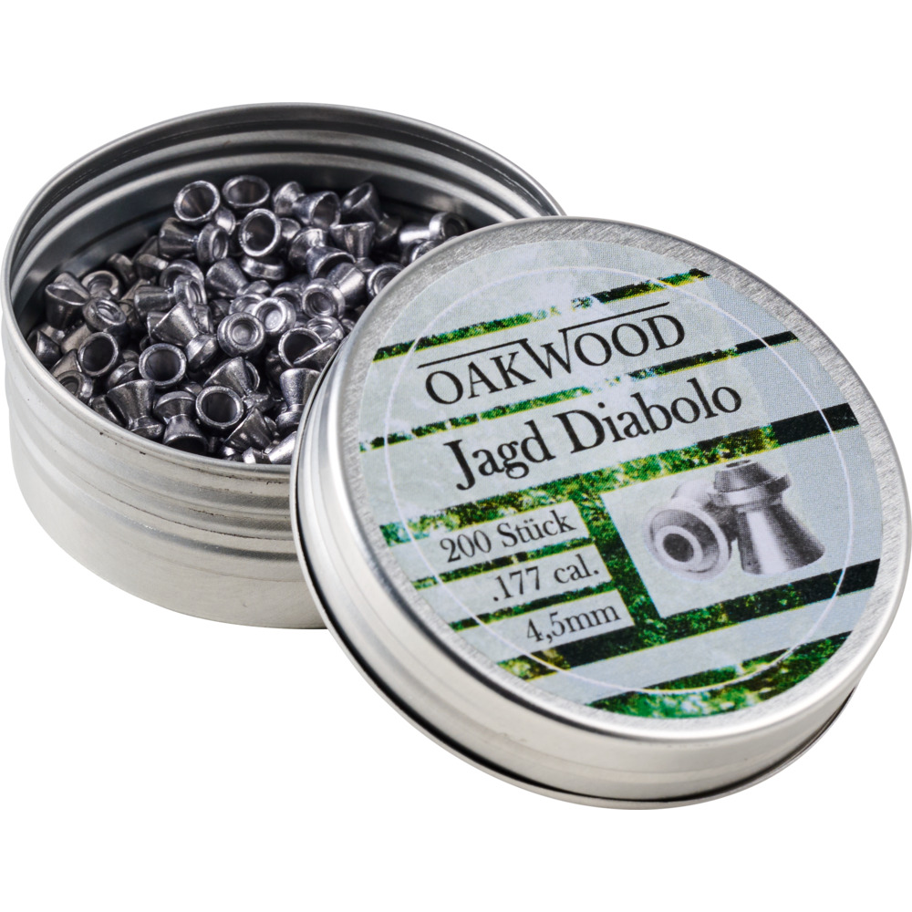 Jagd-Diabolo 4,5 mm 200 St&uuml;ck Cal.177 Luftgewehr-Munition