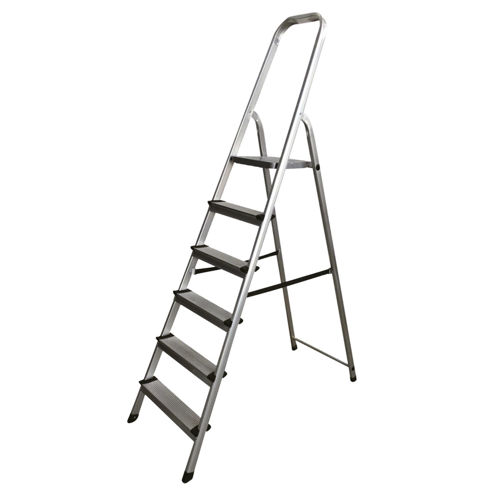 Stehleiter 6-stufig aus Aluminium