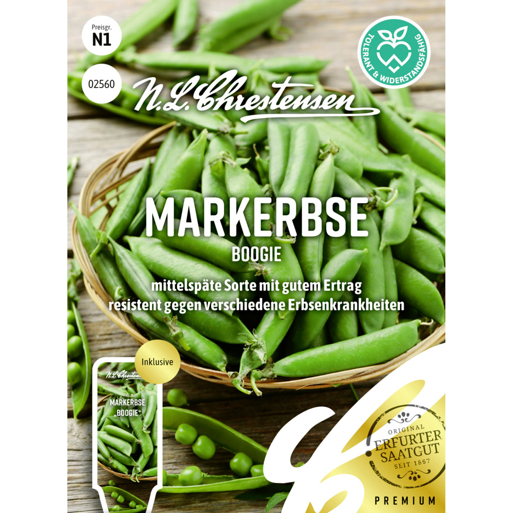 Saatgut Markerbse Boogie