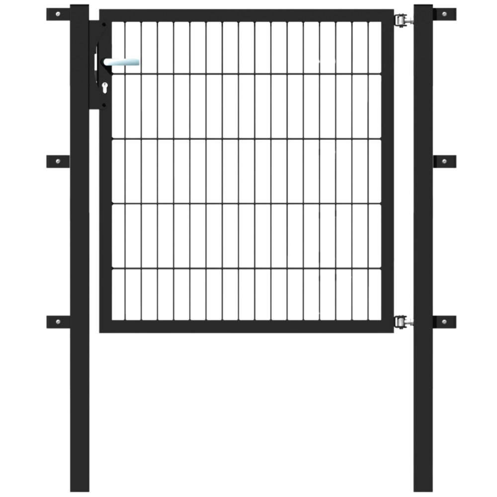 Gartentor Flexo aus Metall anthrazit, Höhe 100 cm