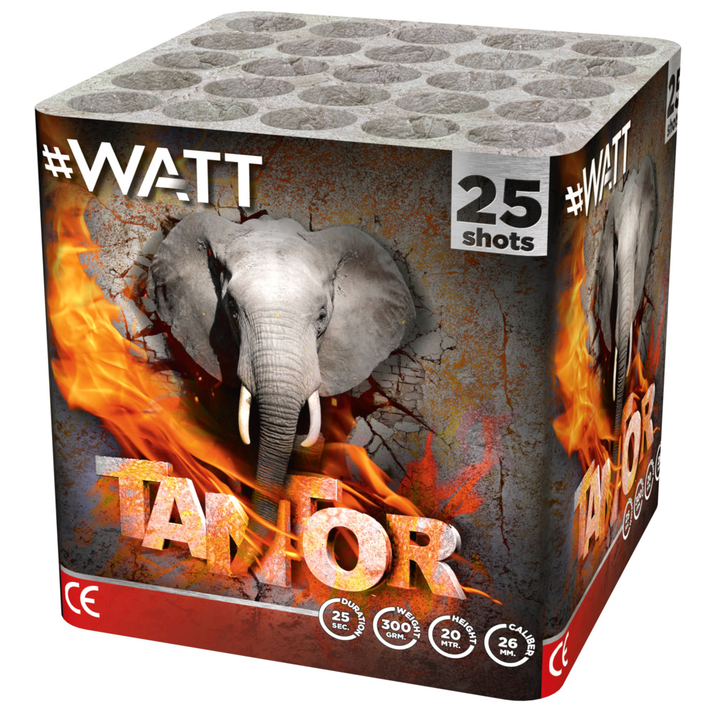 Tantor 25-Schuss Feuerwerksbatterie