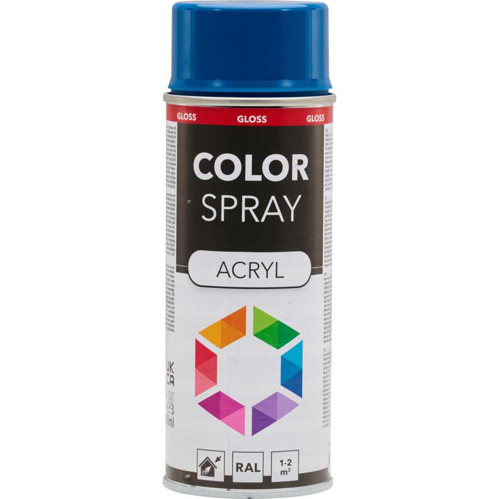 Lackspray gl&auml;nzend 400 ml Acryl RAL 5017 verkehrsblau image number 0