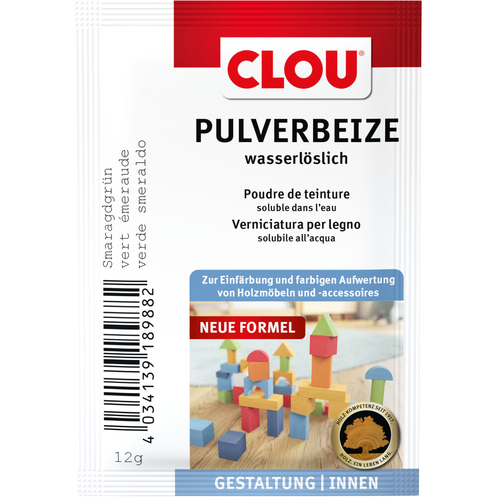 Clou&reg; Pulverbeize smaragdgr&uuml;n 12 g image number 0