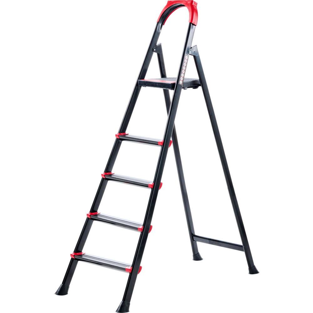 Haushaltsleiter Stahl, 5 Stufen, belastbar bis 150 kg image number 0