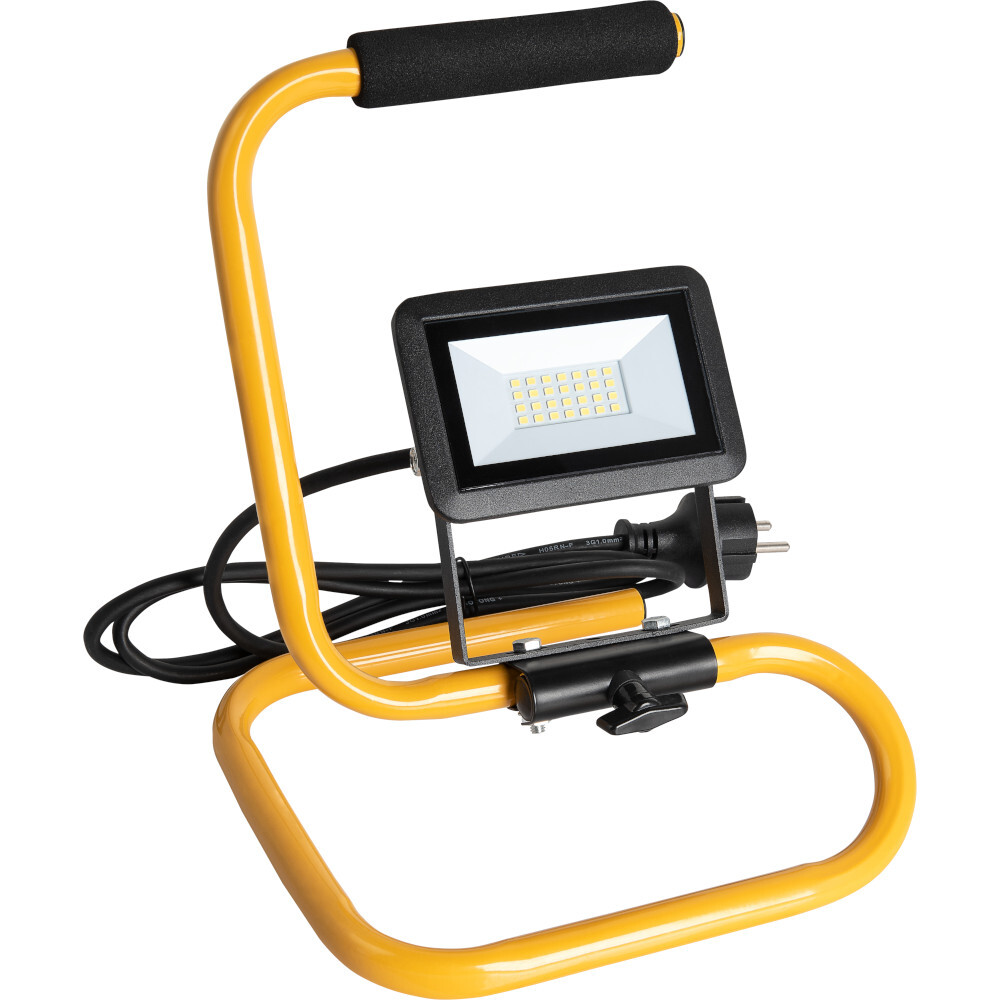 LED Flutlichtstrahler tragbar mit Standfuß 20 W