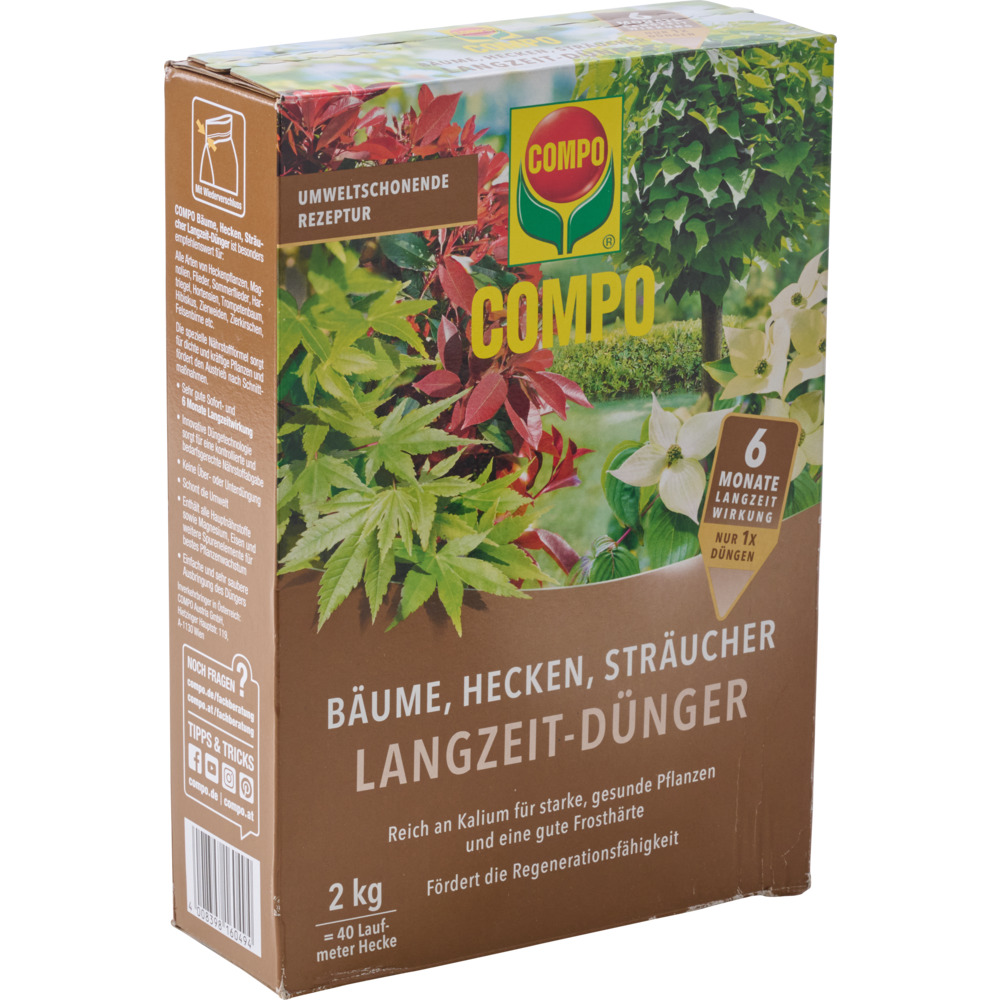 COMPO B&auml;ume, Str&auml;ucher, Hecken Langzeitd&uuml;nger 2 kg image number 0