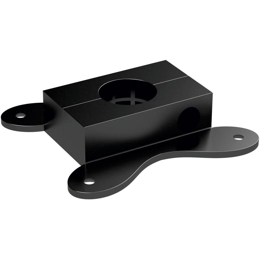 Regalbodenhalter Mittelst&uuml;ck PIPE &Oslash; 25 mm schwarz