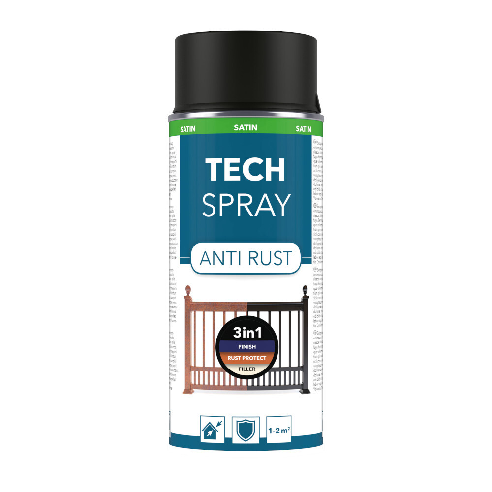 Tech Spray Anti Rost satin Schwarz