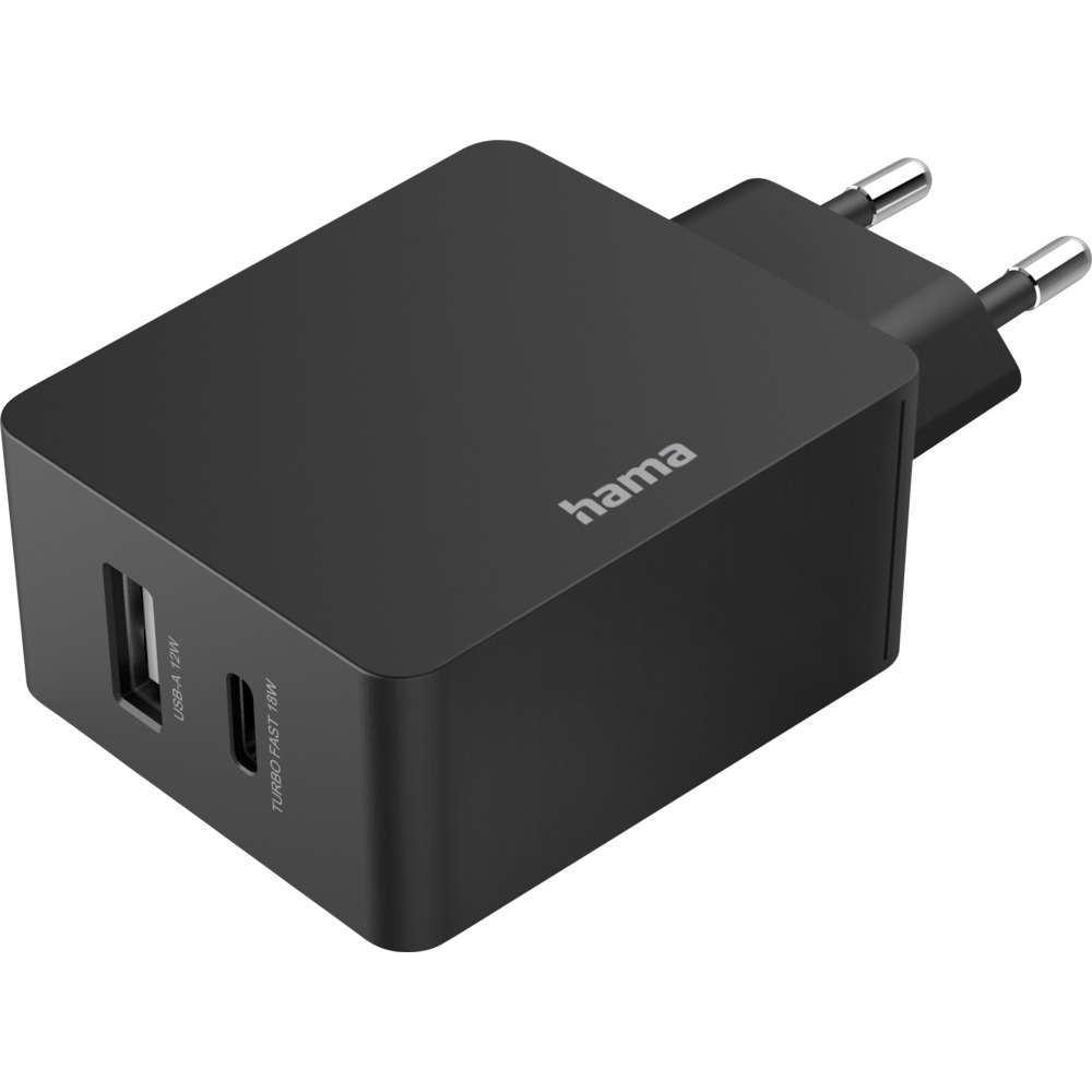 Ladeger&auml;t 30 Watt USB-C / USB-A, schwarz image number 1
