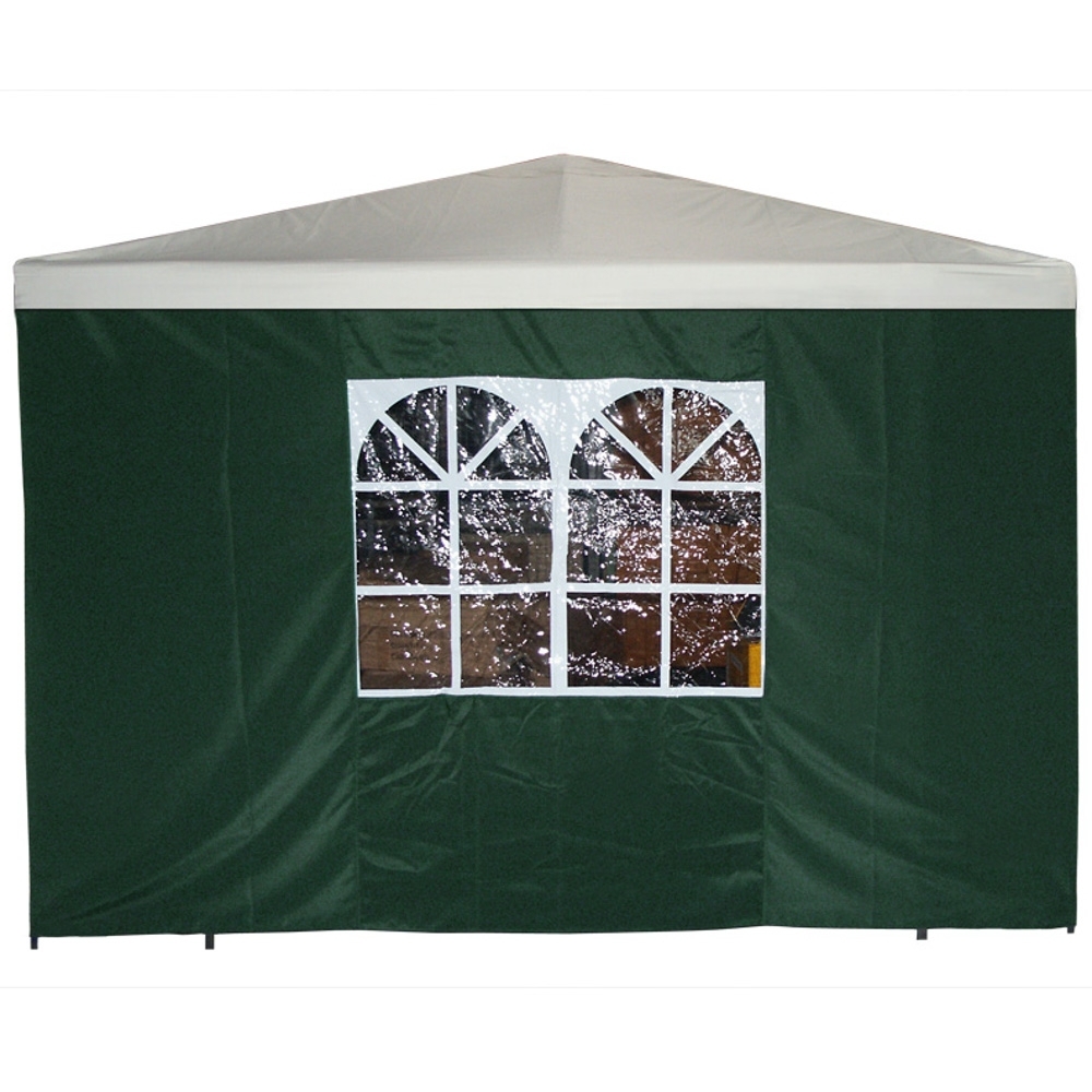 Seitenteil mit Fenster für Pavillon 3 x 3 m, Grün