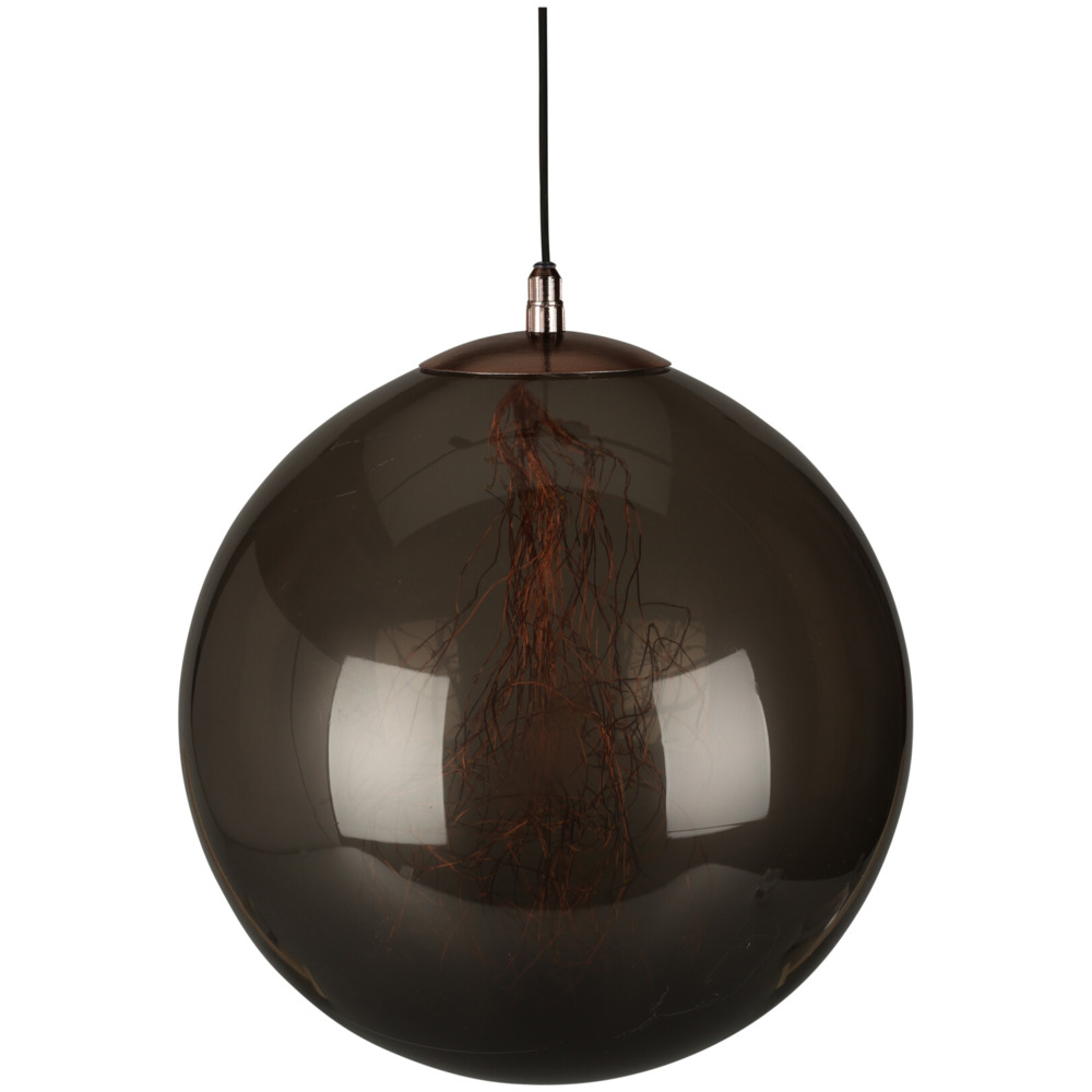 Hängelampe Ø 35 cm in Grau mit 300 LEDs