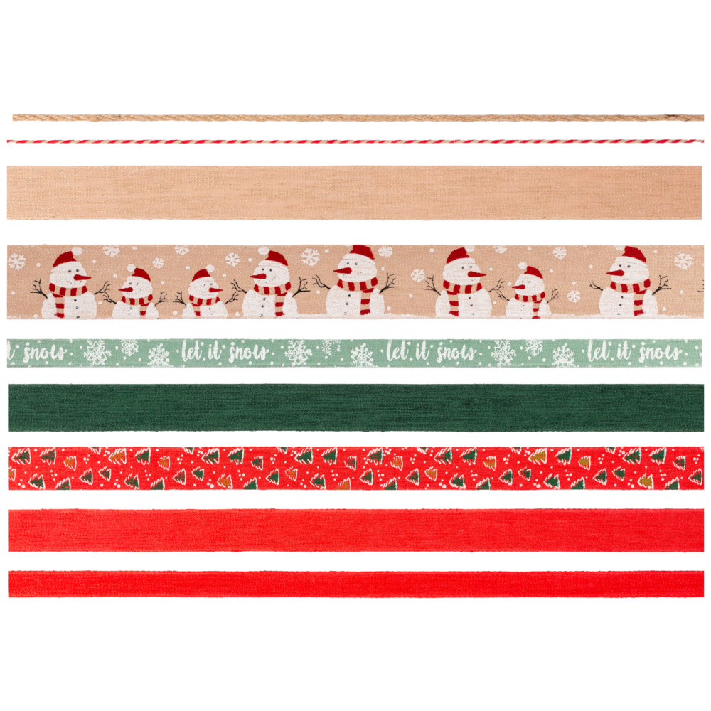 Geschenkband Weihnachten "Premium" Leinen classic image number 1