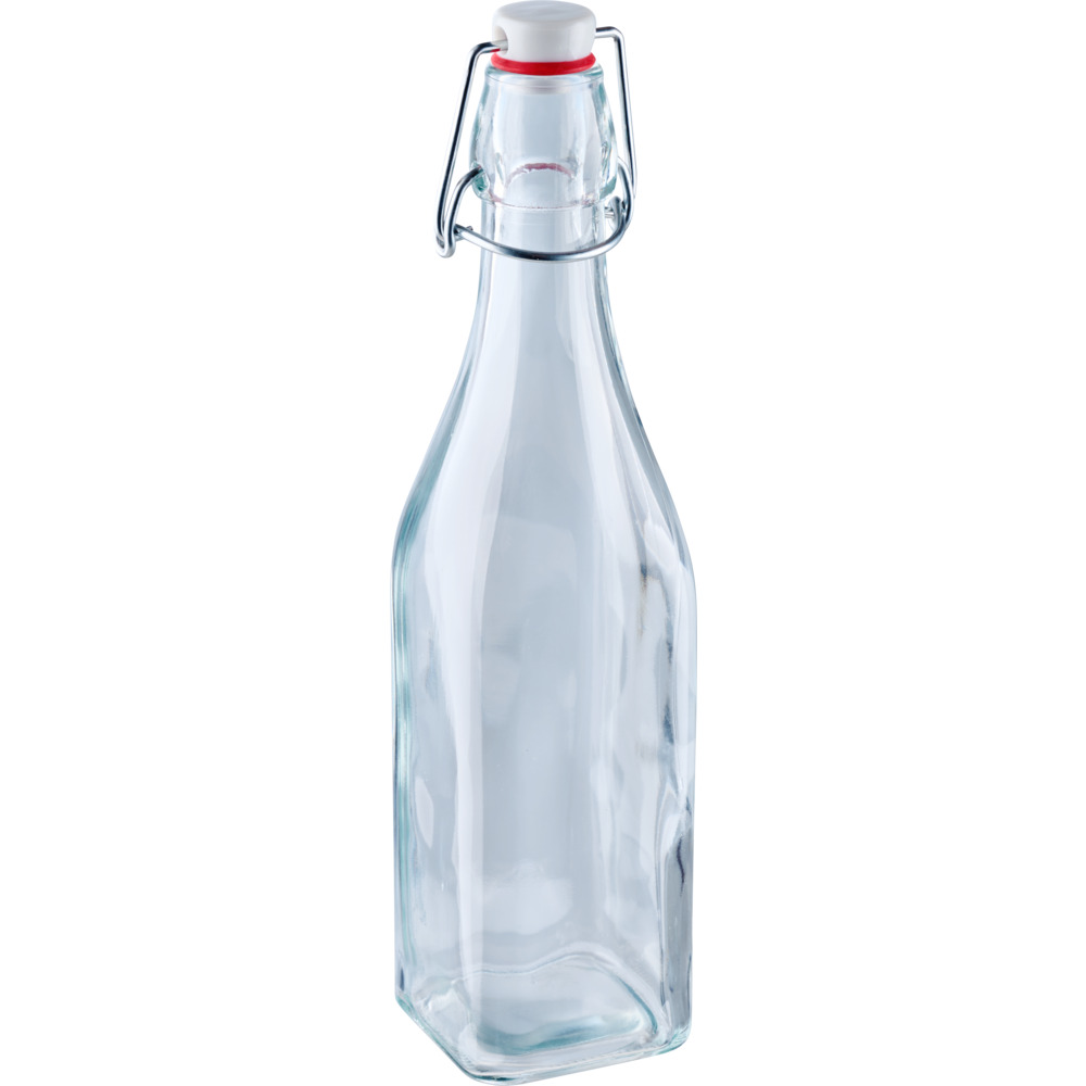 Bügelverschlussflasche rund 500 ml aus Glas