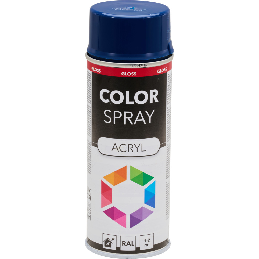 Lackspray gl&auml;nzend 400 ml Acryl RAL5003 saphirblau image number 1