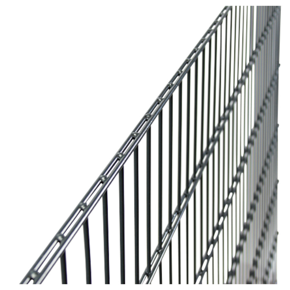 Doppelstab-Gittermatte für Zaunhöhe 100 cm anthrazit image number 1
