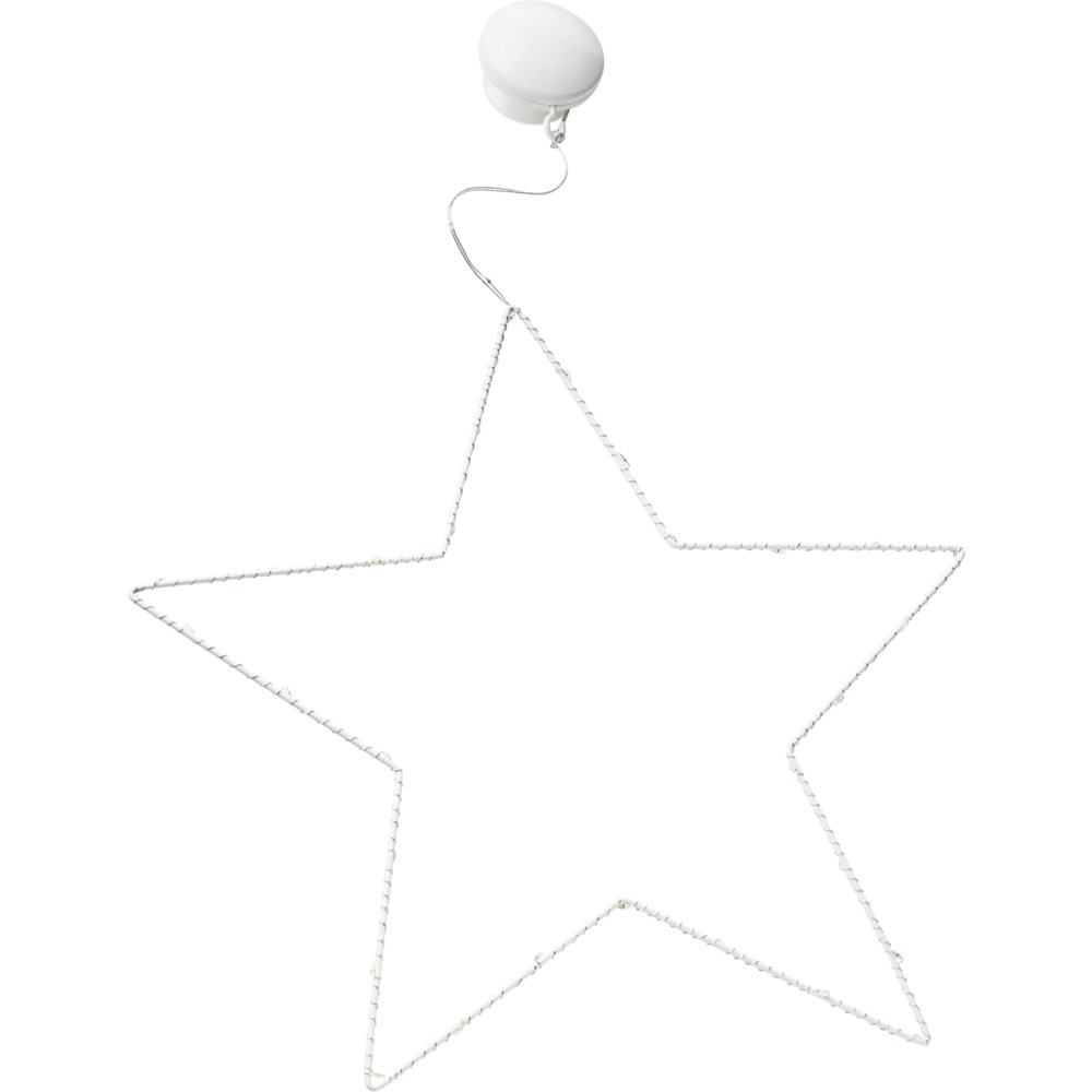 LED-Fensterfigur Stern Ø 30 cm aus Metall mit 20 LED und Saugnapf image number 1