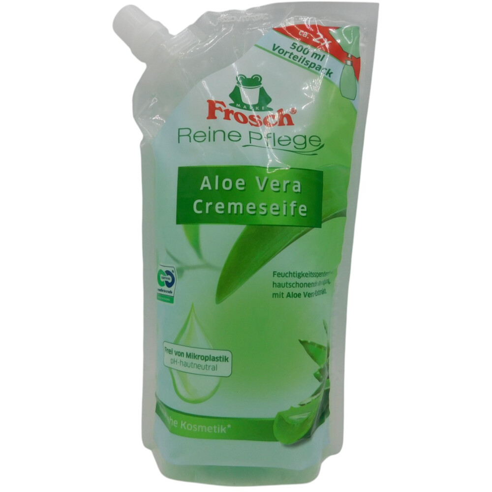 Cremeseife Aloe Vera Nachf&uuml;llbeutel image number 0