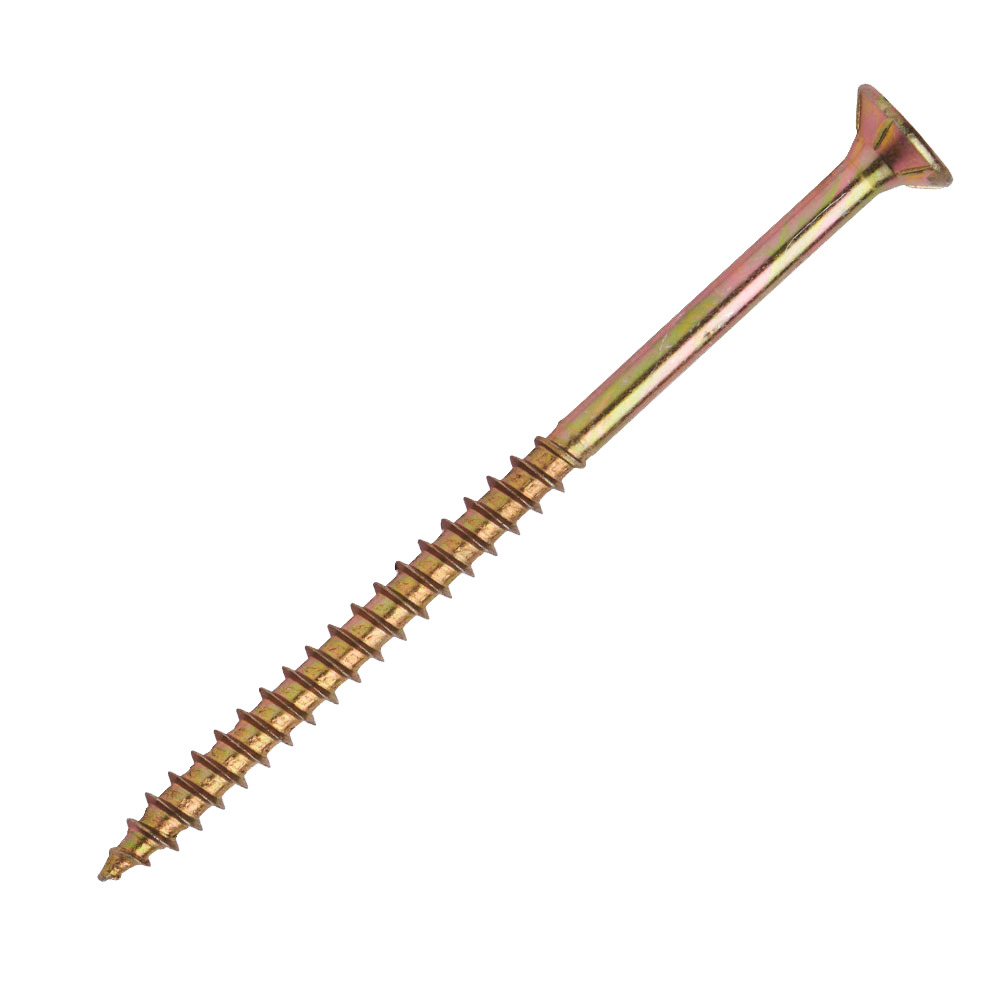 Spanplattenschraube 5,0 x 80 mm PZ 1kg FISHBULL-Pack Senkkopf Teilgewinde Kreuzschlitz image number 1