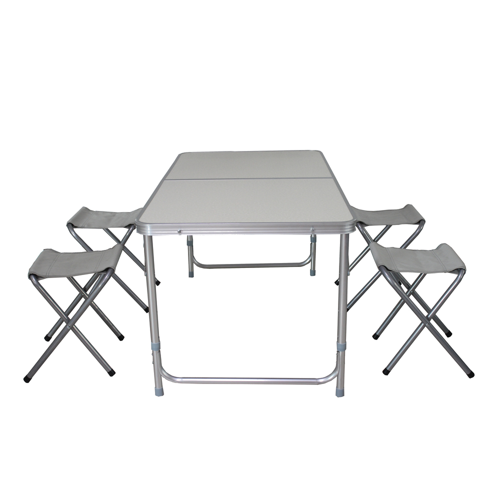 Camping Sitzgruppe hellgrau/silber image number 2