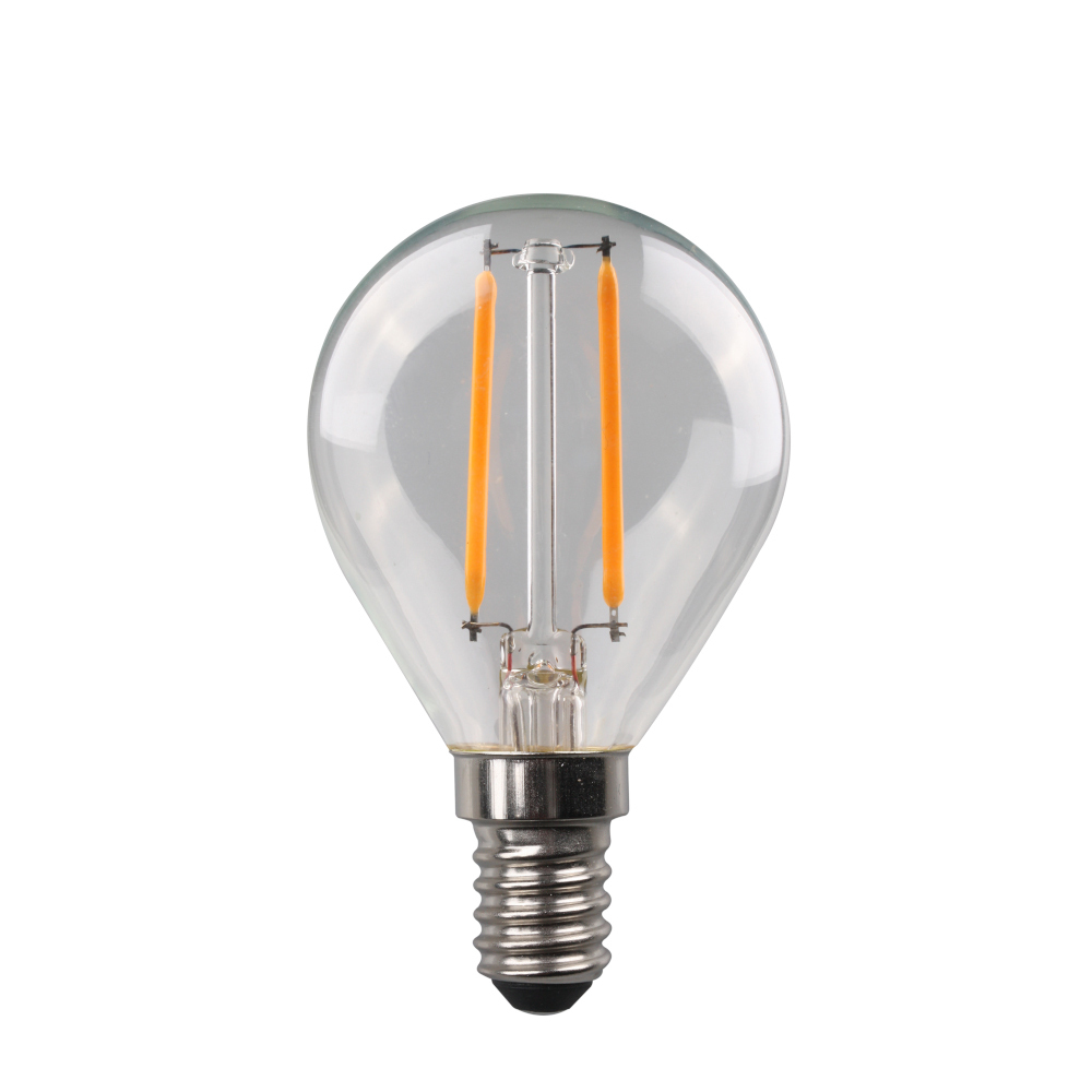 LED Filament-Lampe 2,5 Watt in Tropfenform mit E14 Sockel