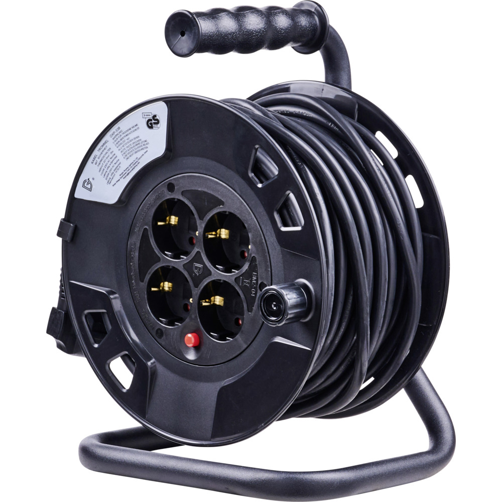 Kabeltrommel 25 m mit 4-fach Steckdose 3G x 1,5 mm² image number 3