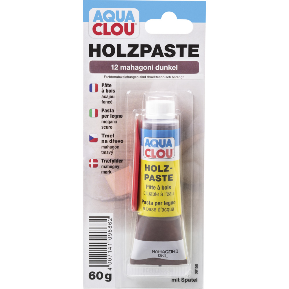 CLOU Holzpaste Holzreparaturmasse Nr.12 mahagoni dunkel