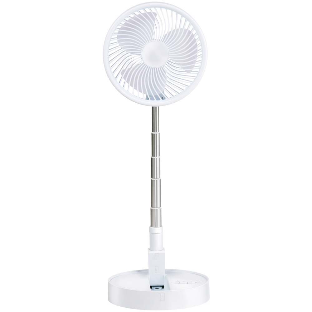 USB-Tischventilator h&ouml;henverstellbar wei&szlig; image number 1
