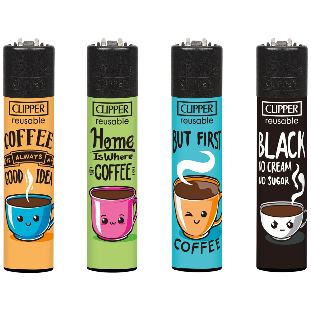 Clipper-Feuerzeug nachfüllbar in verschiedenen Motiven