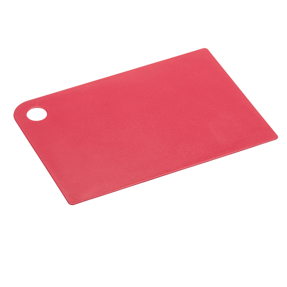 Schneidbrett klein, Kunststoff, 17,2 x 24,4 x 0,15 cm, Rot