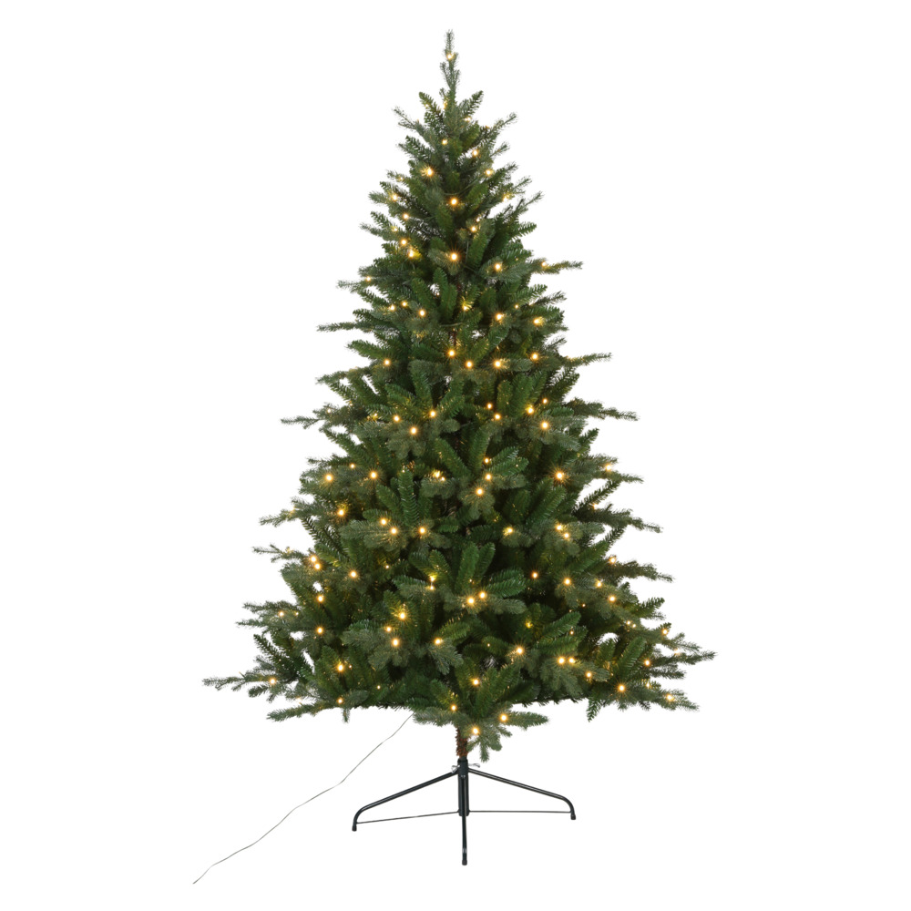 Weihnachtsbaum Kunststoff 210 cm Grün 290 LEDs image number 0