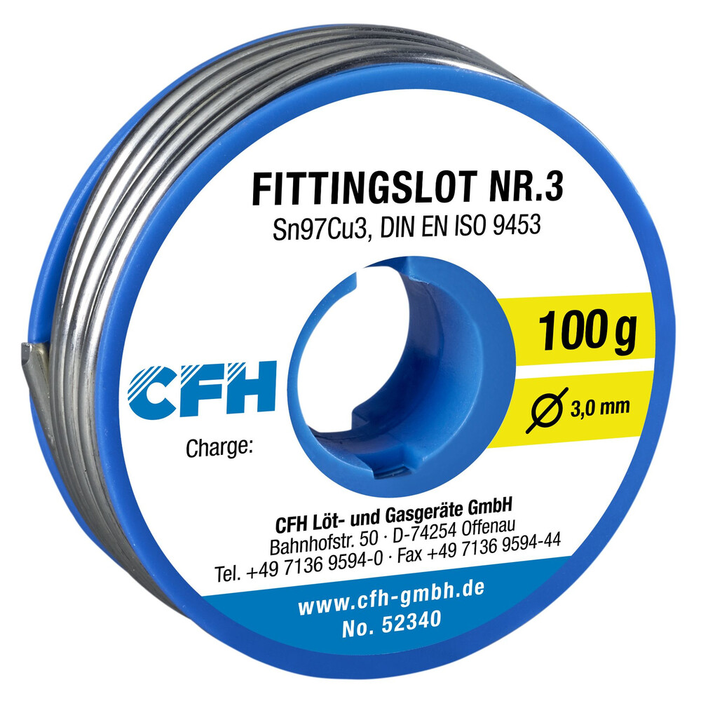 CFH Fittingslot WL 340, 100 g zum Weichlöten