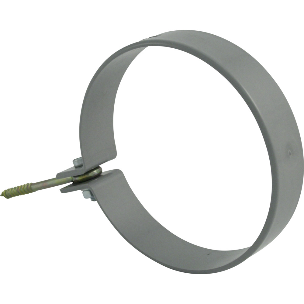 Marley Rohrschelle mit Ringschraube DN 53 Kunststoff grau 2 Stück