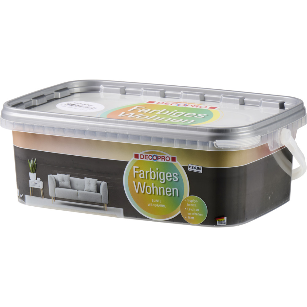 DECOPRO Wandfarbe 2,5 Liter schiefer matt image number 0