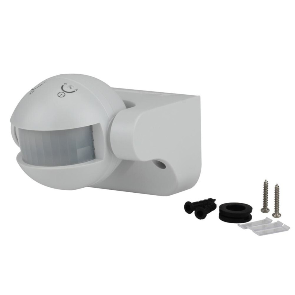 Bewegungsmelder 180° bis 1000 Watt weiß