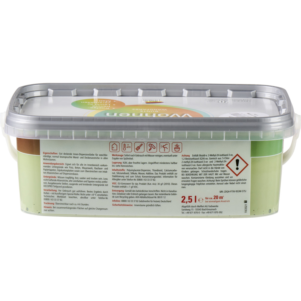 DECOPRO Farbiges Wohnen Farn 2,5 L image number 2