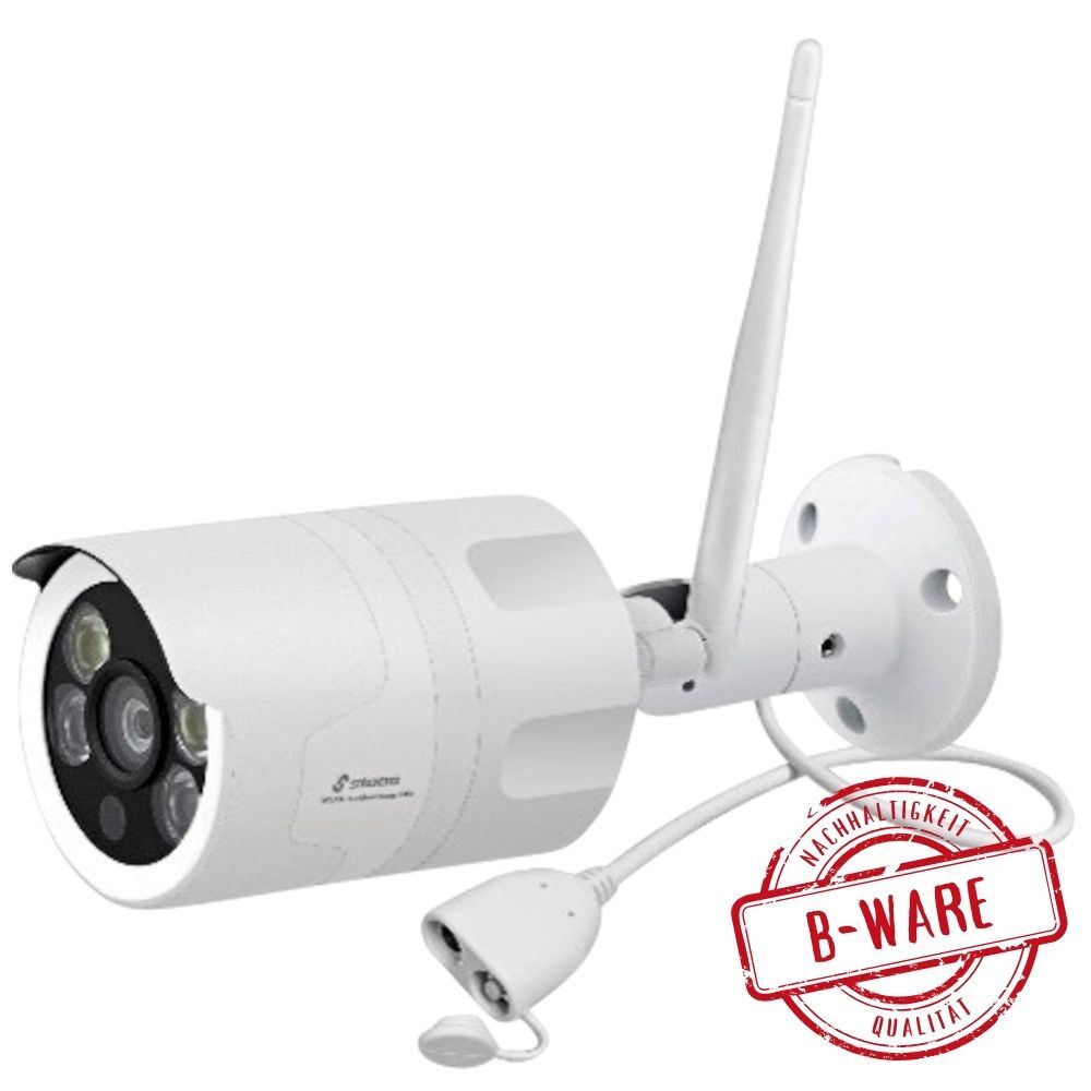 Stabo WLAN Outdoorcam HD 110&deg;, wetterfeste Farbkamera f&uuml;r au&szlig;en B-Ware