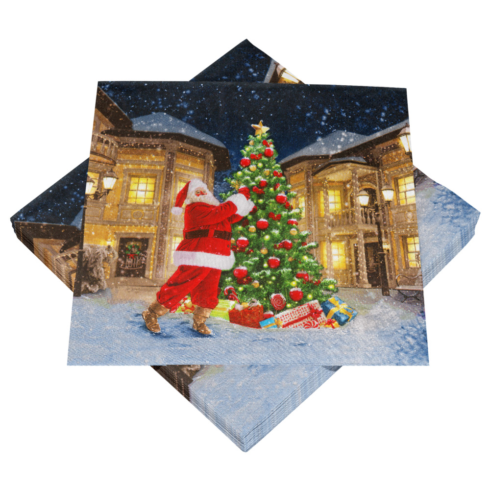 Servietten mit Motiv Nikolaus 20 Stück