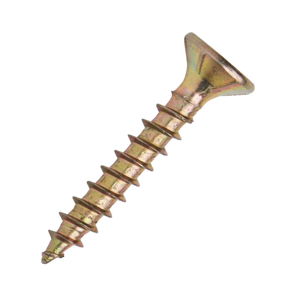 Spanplattenschraube 4,0x25 mm PZ 1kg FISHBULL-Pack Senkkopf Vollgewinde Kreuzschlitz image number 1