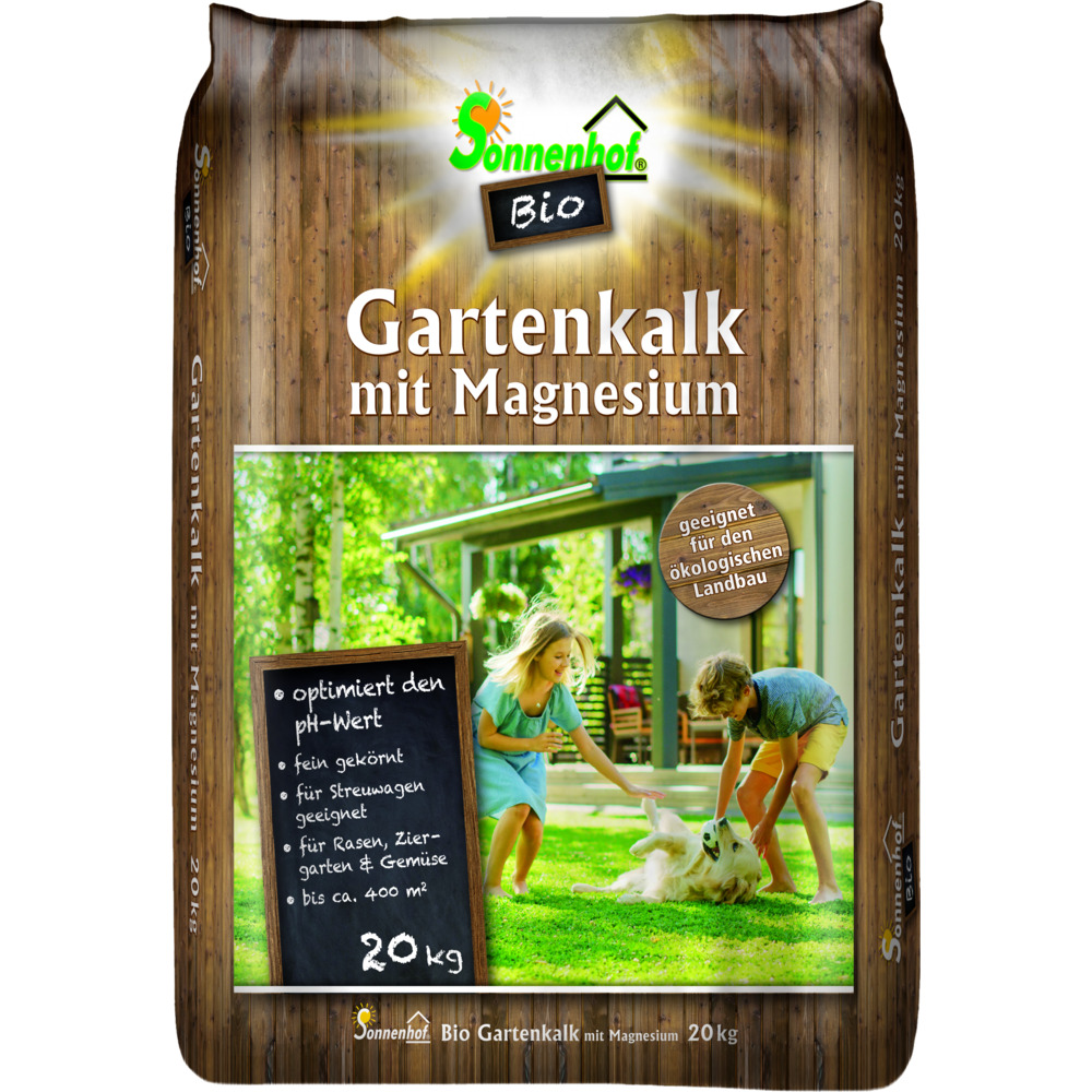 Sonnenhof&reg; Rasen- und Gartenkalk 20 kg f&uuml;r ca. 400 m&sup2; image number 0