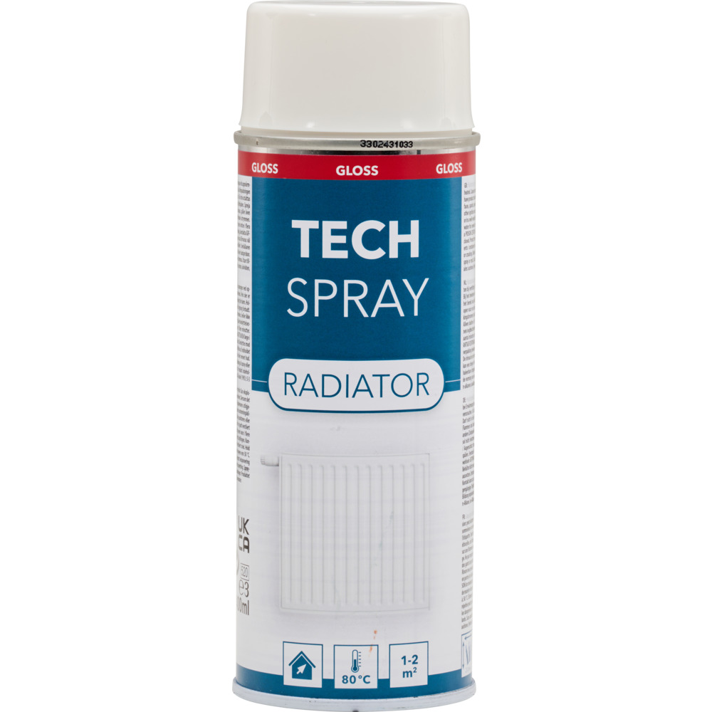 Tech Spray Heizkörper Lack glänzend weiß