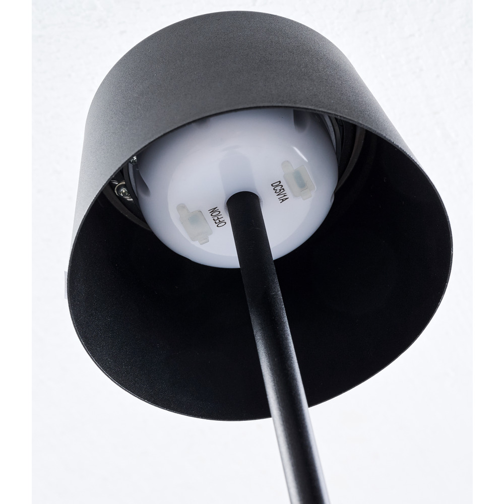 LED-Solar-Standleuchte 120 cm Metall schwarz image number 2